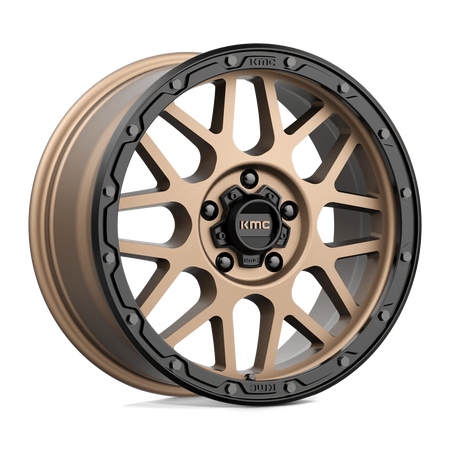 Felga aluminiowa KM535 Grenade Off-road Matte Bronze W/ Matte Black LIP KMC
