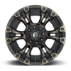 Felga aluminiowa D569 Vapor Matte Black Double Dark Tint Fuel