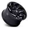 Felga aluminiowa D753 Reaction Gloss Black Milled Fuel