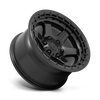Felga aluminiowa D750 Block Matte Black W/ Black Ring Fuel