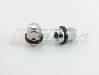 Nakrętka kryta M12x1,5x34mm stożek k.19 chrom