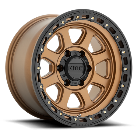 Felga aluminiowa KM548 Chase Matte Bronze W/ Black LIP KMC