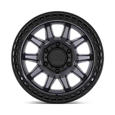 Felga aluminiowa Matte Gunmetal W/ Matte Black LIP Calico Black Rhino