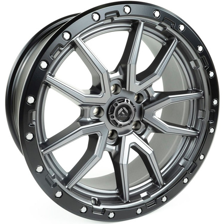 Felga aluminiowa D680 Rebel 5 Anthracite Gun Metal/Black Ring Fuel