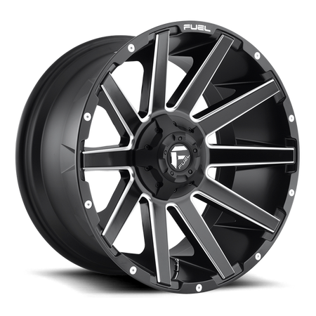 Felga aluminiowa D616 Contra Matte Black Milled Fuel