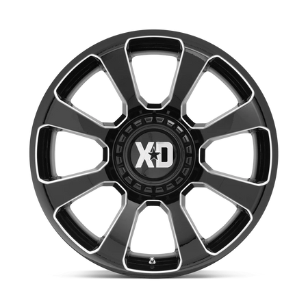 Felga aluminiowa XD854 Reactor Gloss Black Milled XD Series