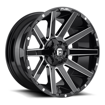 Felga aluminiowa D615 Contra Gloss Black Milled Fuel