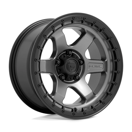 Felga aluminiowa D752 Block Matte Gunmetal W/ Black Ring Fuel