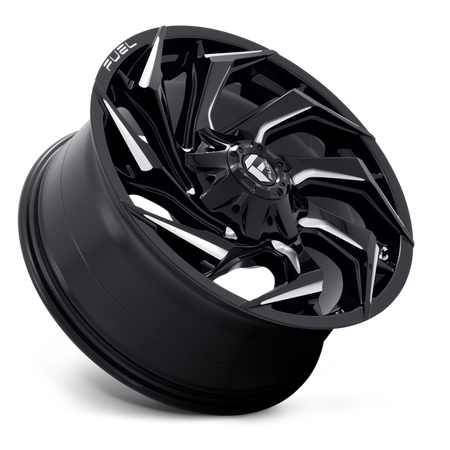 Felga aluminiowa D753 Reaction Gloss Black Milled Fuel