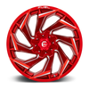 Felga aluminiowa D754 Reaction Candy RED Milled Fuel