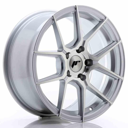 JR Wheels JR30 17x8 ET35 5x120 Silver Machined Face