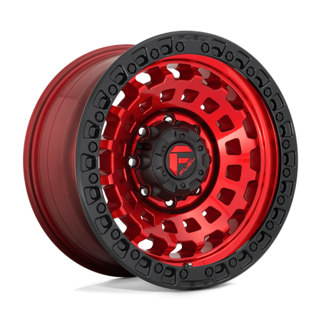 Felga aluminiowa D632 Zephyr Candy RED Black Bead Ring Fuel