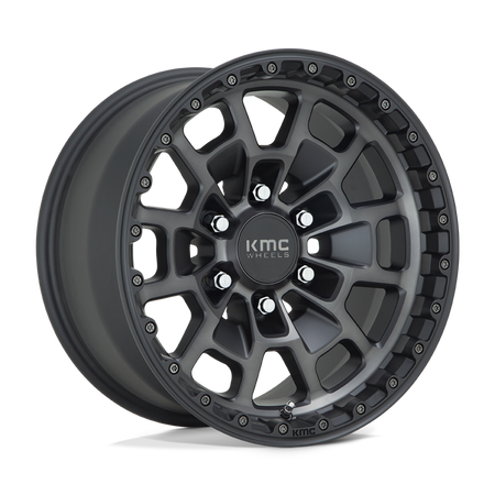 Felga aluminiowa KM718 Summit Satin Black W/ Gray Tint KMC
