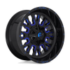 Felga aluminiowa D645 Stroke Gloss Black Blue Tinted Clear Fuel