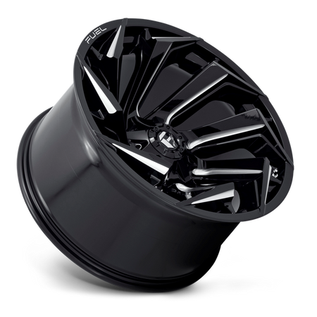 Felga aluminiowa D753 Reaction Gloss Black Milled Fuel