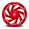Felga aluminiowa D754 Reaction Candy RED Milled Fuel