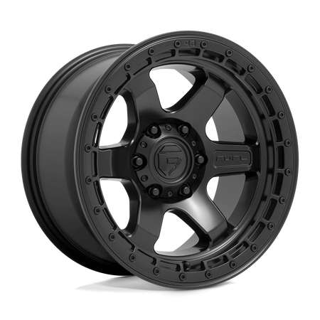 Felga aluminiowa D750 Block Matte Black W/ Black Ring Fuel