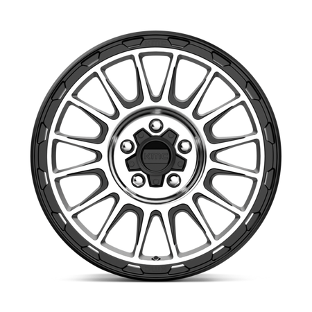 Felga aluminiowa KM542 Impact Satin Black Machined KMC