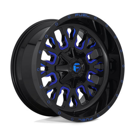 Felga aluminiowa D645 Stroke Gloss Black Blue Tinted Clear Fuel