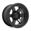 Felga aluminiowa D750 Block Matte Black W/ Black Ring Fuel