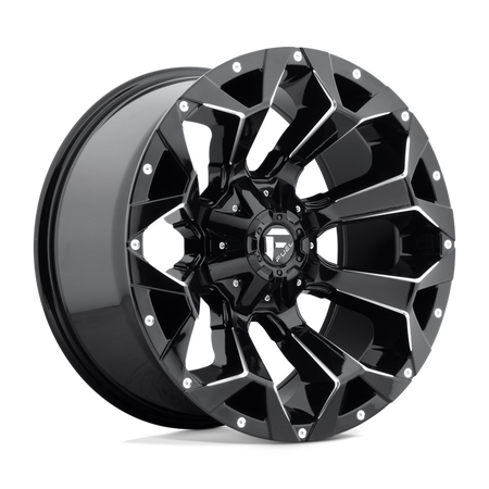 Felga aluminiowa D576 Assault Gloss Black Milled Fuel