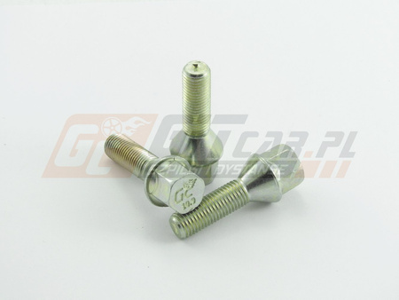 Śruby do felg M12x1,5x35mm stożek klucz 17