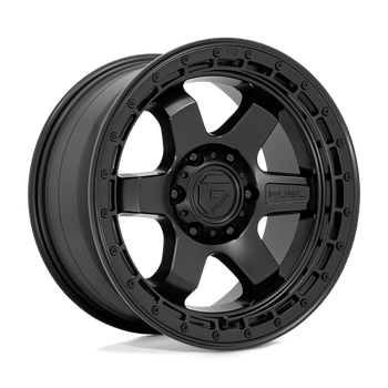 Felga aluminiowa D750 Block Matte Black W/ Black Ring Fuel