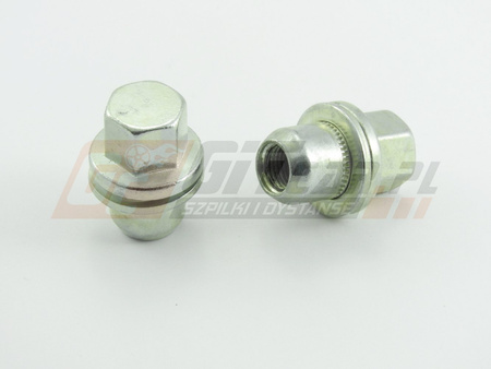 Nakrętka kryta M14x1,5x45mm k.22 płaska podkładka ocynk Ori Land Rover Range Rover