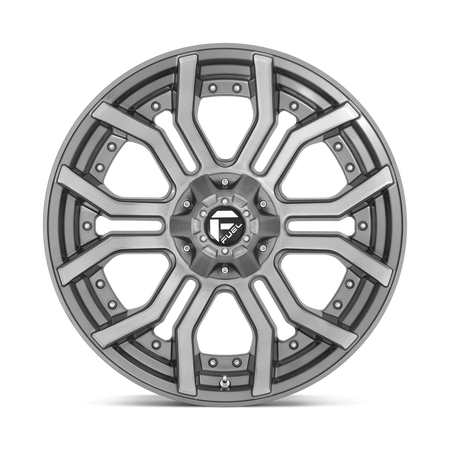 Felga aluminiowa D713 Rage Platinum Brushed GUN Metal Tinted Clear Fuel