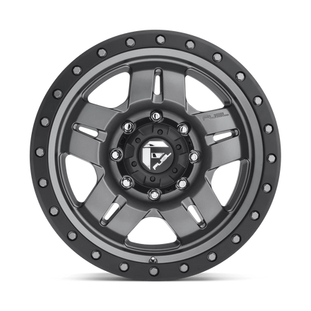 Felga aluminiowa D558 Anza Matte GUN Metal Black Bead Ring Fuel