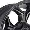 Felga aluminiowa D605 Avenger Matte Black/Dark Tint Fuel