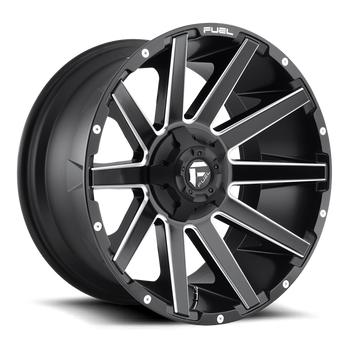 Felga aluminiowa D616 Contra Matte Black Milled Fuel