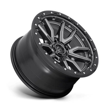 Felga aluminiowa D680 Rebel Matte GUN Metal Black Bead Ring Fuel