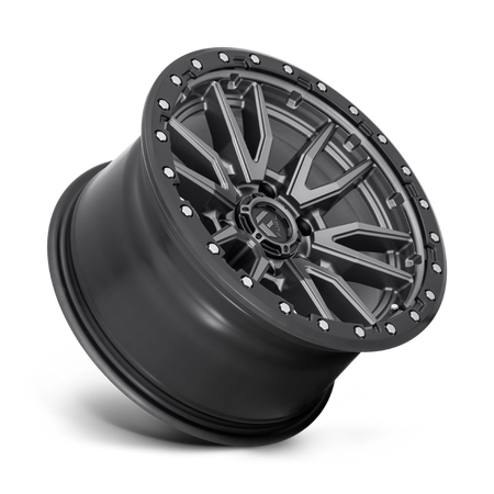 Felga aluminiowa D680 Rebel Matte GUN Metal Black Bead Ring Fuel