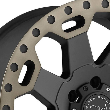 Felga aluminiowa Matte Black/Machine Dark Warlord Black Rhino