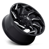 Felga aluminiowa D753 Reaction Gloss Black Milled Fuel