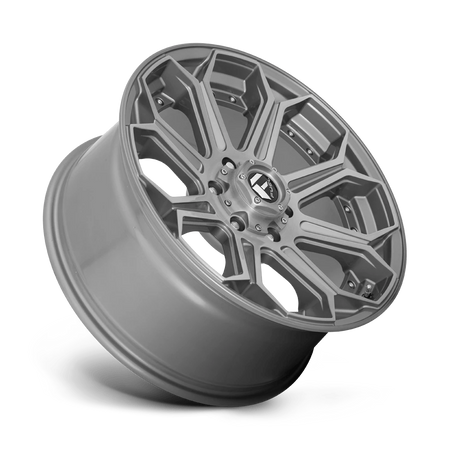 Felga aluminiowa D705 Siege Brushed GUN Metal Tinted Clear Fuel