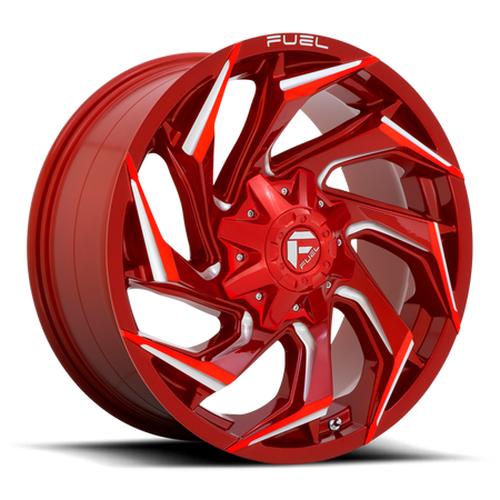 Felga aluminiowa D754 Reaction Candy RED Milled Fuel