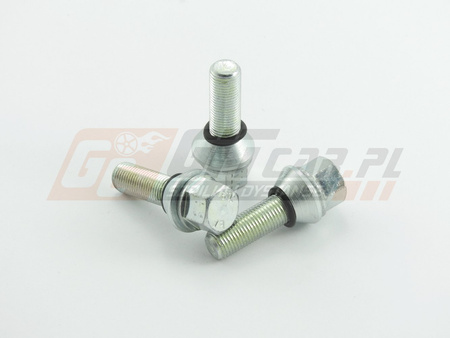 Śruby pływające do felg M12x1,25x40mm stożek klucz 17 