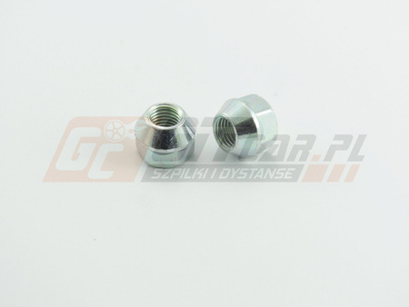 Nakrętka przelotowa niska 1/2" UNF x17mm stożek k.19