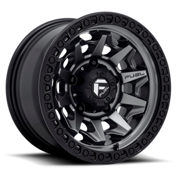 Felga aluminiowa D716 Covert Matte GUN Metal Black Bead Ring Fuel