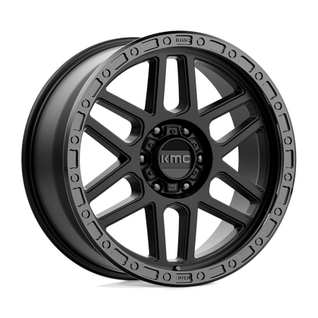 Felga aluminiowa KM544 Mesa Satin Black W/ Gloss Black LIP KMC