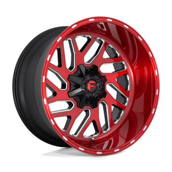 Felga aluminiowa D691 Triton Candy RED Milled Fuel