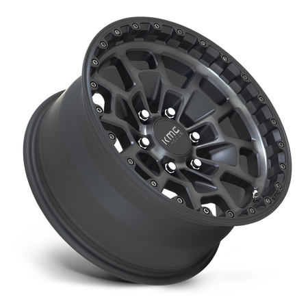 Felga aluminiowa KM718 Summit Satin Black W/ Gray Tint KMC