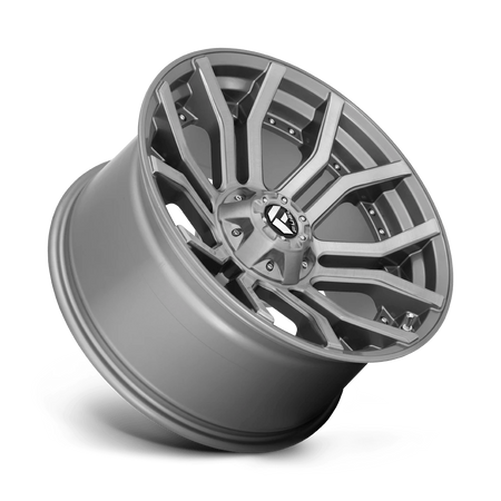 Felga aluminiowa D713 Rage Platinum Brushed GUN Metal Tinted Clear Fuel