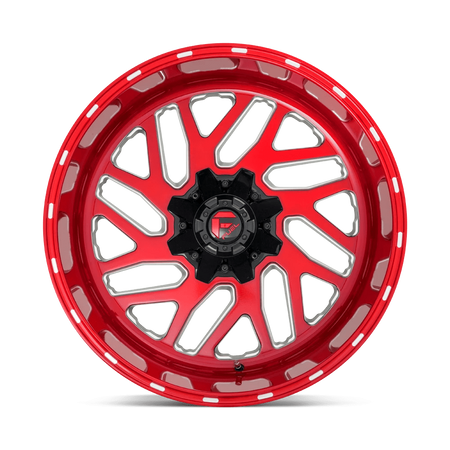 Felga aluminiowa D691 Triton Candy RED Milled Fuel