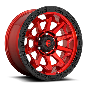 Felga aluminiowa D695 Covert Candy RED Black Bead Ring Fuel