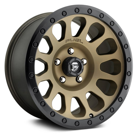 Felga aluminiowa D600 Vector Matte Bronze/Black Bead Ring Fuel