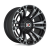 Felga aluminiowa XD851 Monster 3 Satin Black W/ Gray Tint XD Series