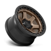 Felga aluminiowa D751 Block Matte Bronze W/ Black Ring Fuel